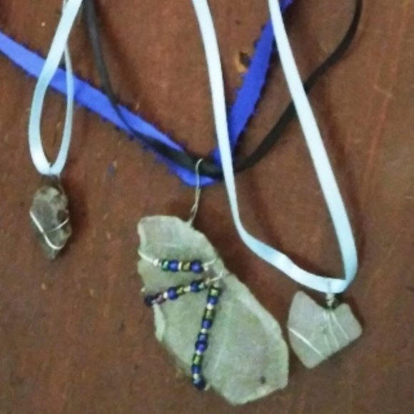 Handmade Jewelry - Lake Glass Necklace